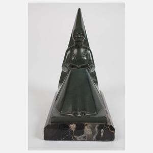 Max le Verrier, Paar Buchstützen Art déco