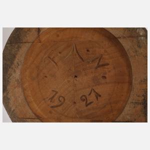 Weibliche Büste Holz