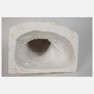 Überlebensgroße Büste einer Arbeiterin