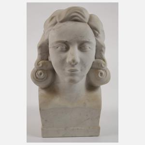 Mädchenbüste Marmor