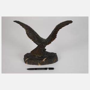 Peder Marius Jensen, Adler mit gespreizten Flügeln