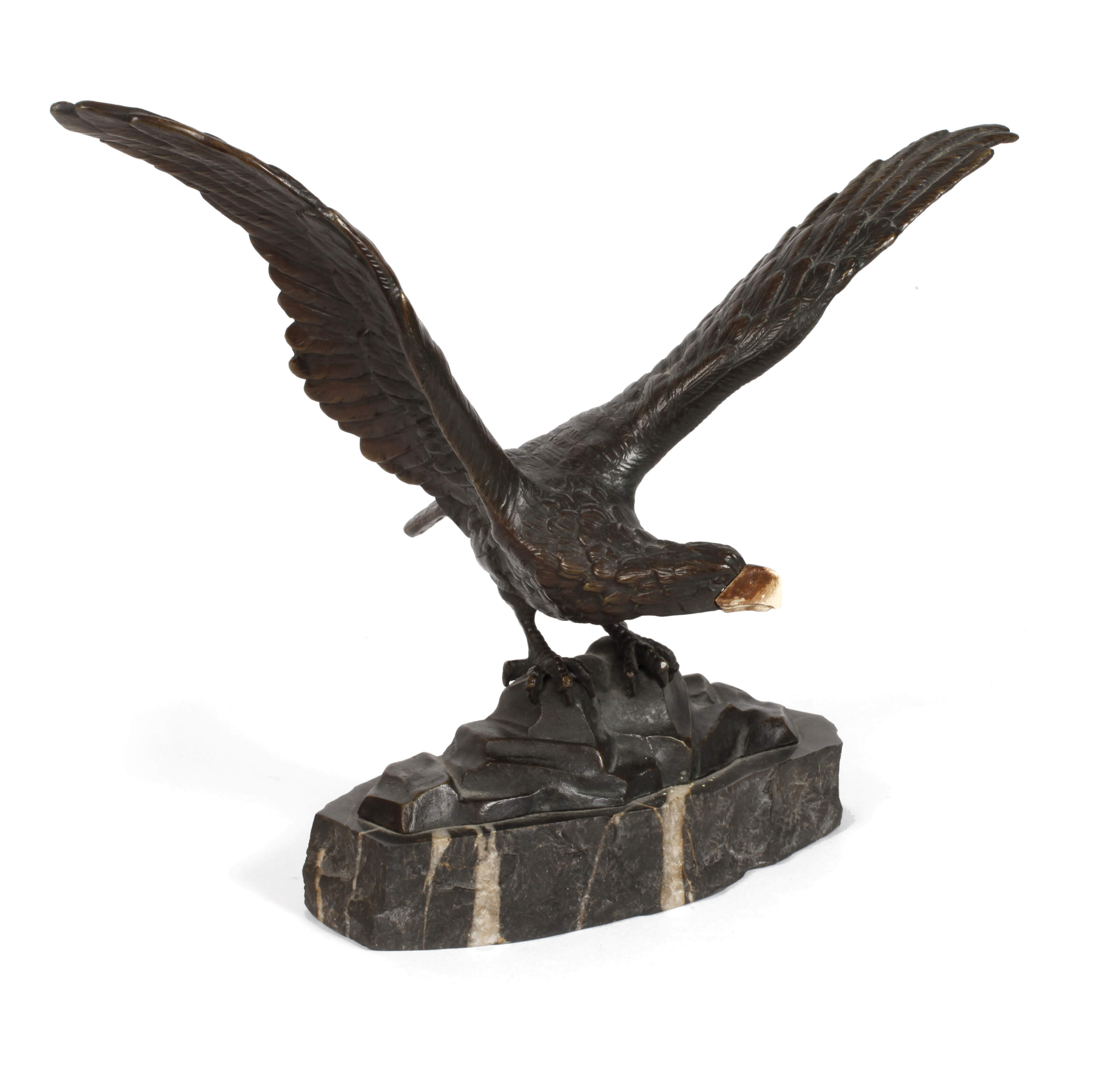 Peder Marius Jensen, Adler mit gespreizten Flügeln