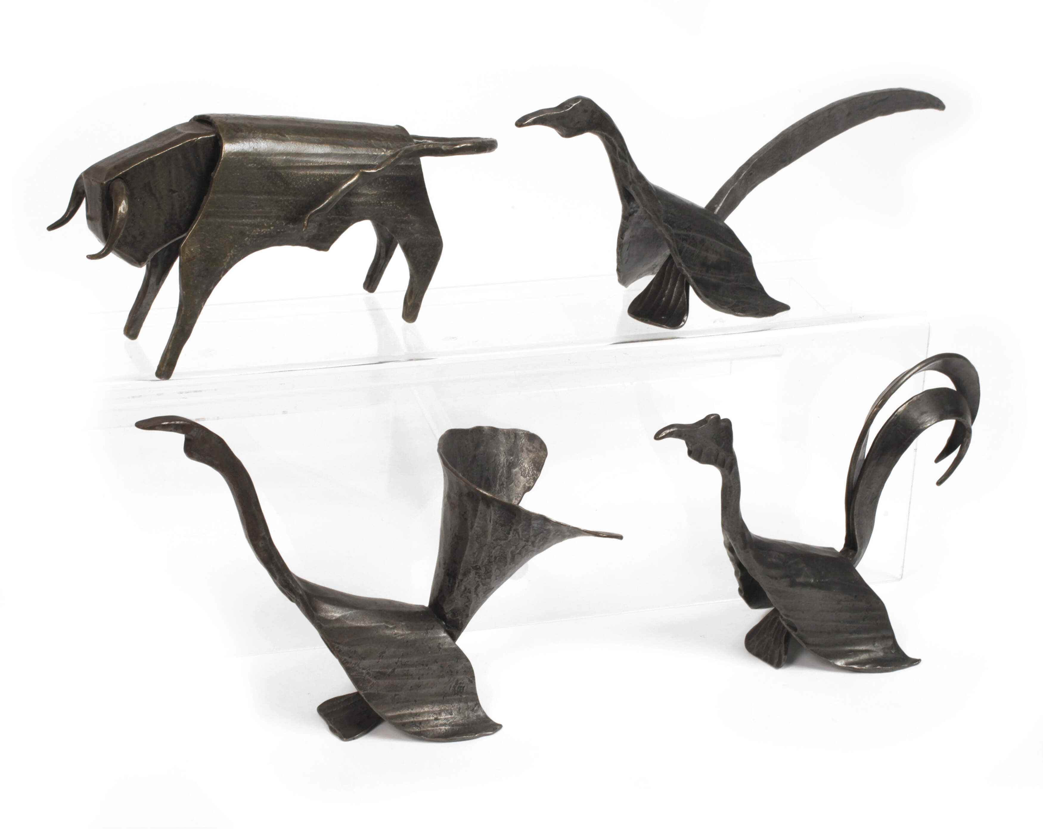 Vier Tiere Kunstschmiedearbeit