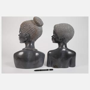 Casper Darare, Paar weibliche Büsten