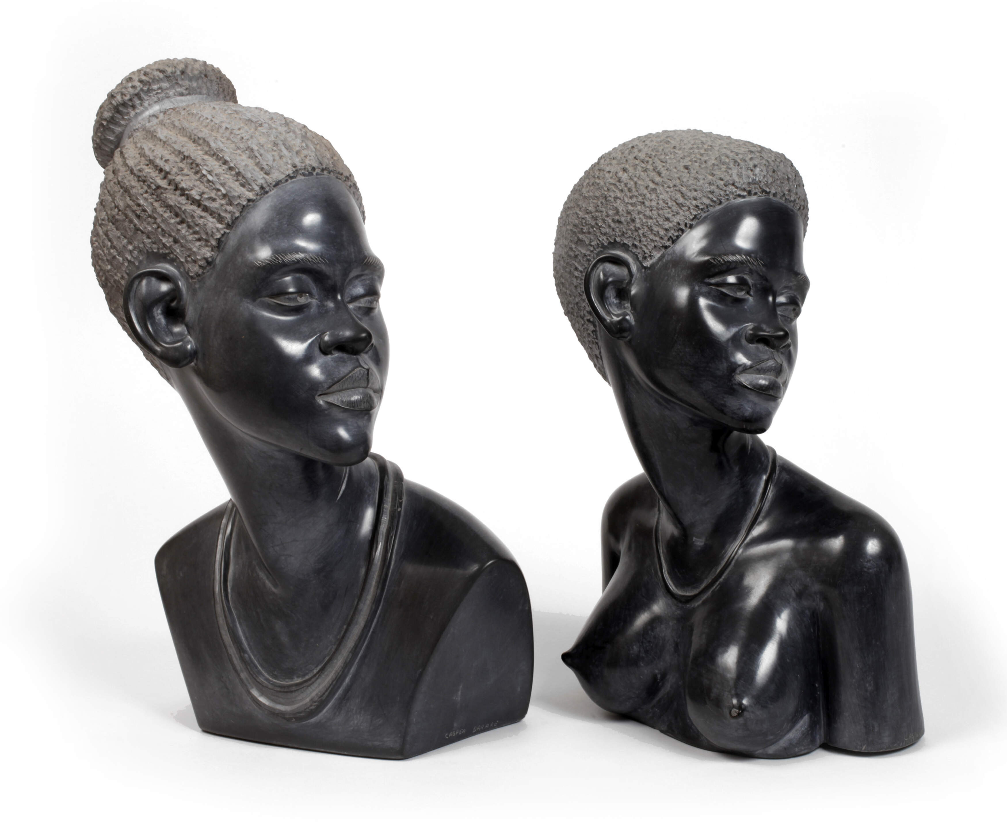 Casper Darare, Paar weibliche Büsten