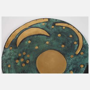 Kunstobjekt Himmelsscheibe von Nebra