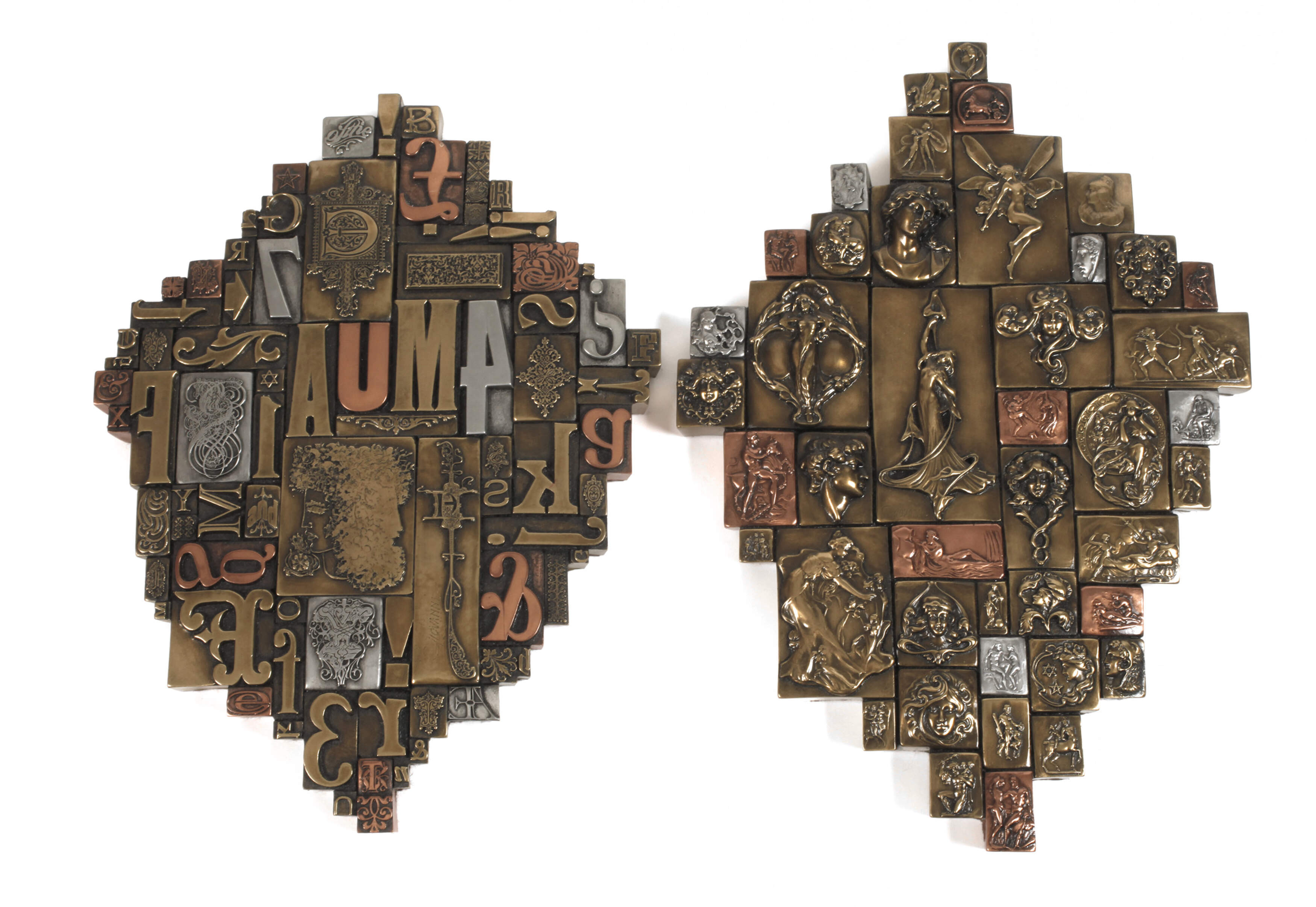 Giovanni Schoeman, Paar Mosaikreliefs