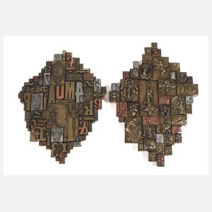 Giovanni Schoeman, Paar Mosaikreliefs