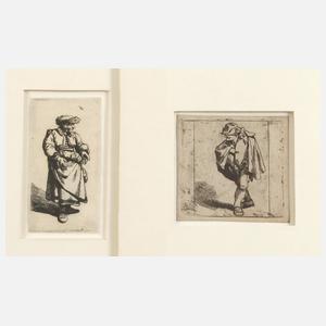 Cornelis Bega, Paar Kupferstiche