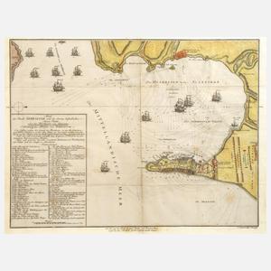 Johann Christian Berndt, Plan von Gibraltar
