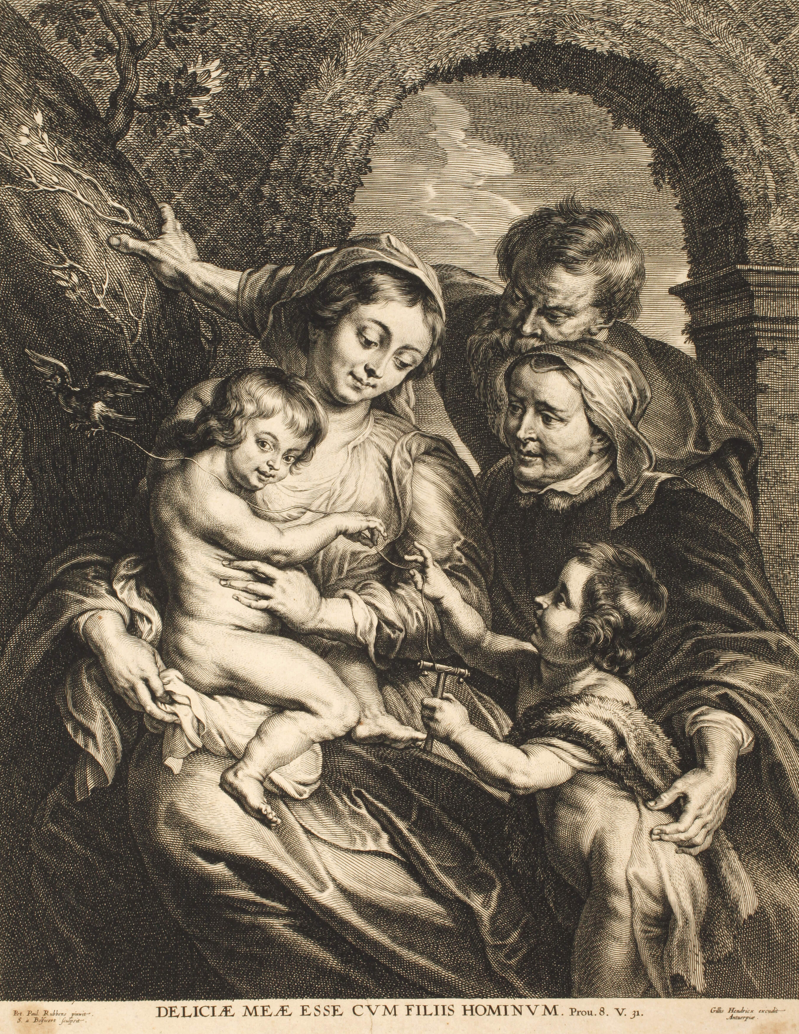 Schelte Adams Bolswert, Die Heilige Familie