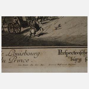 Johann August Corvinus, Schloss Ludwigsburg