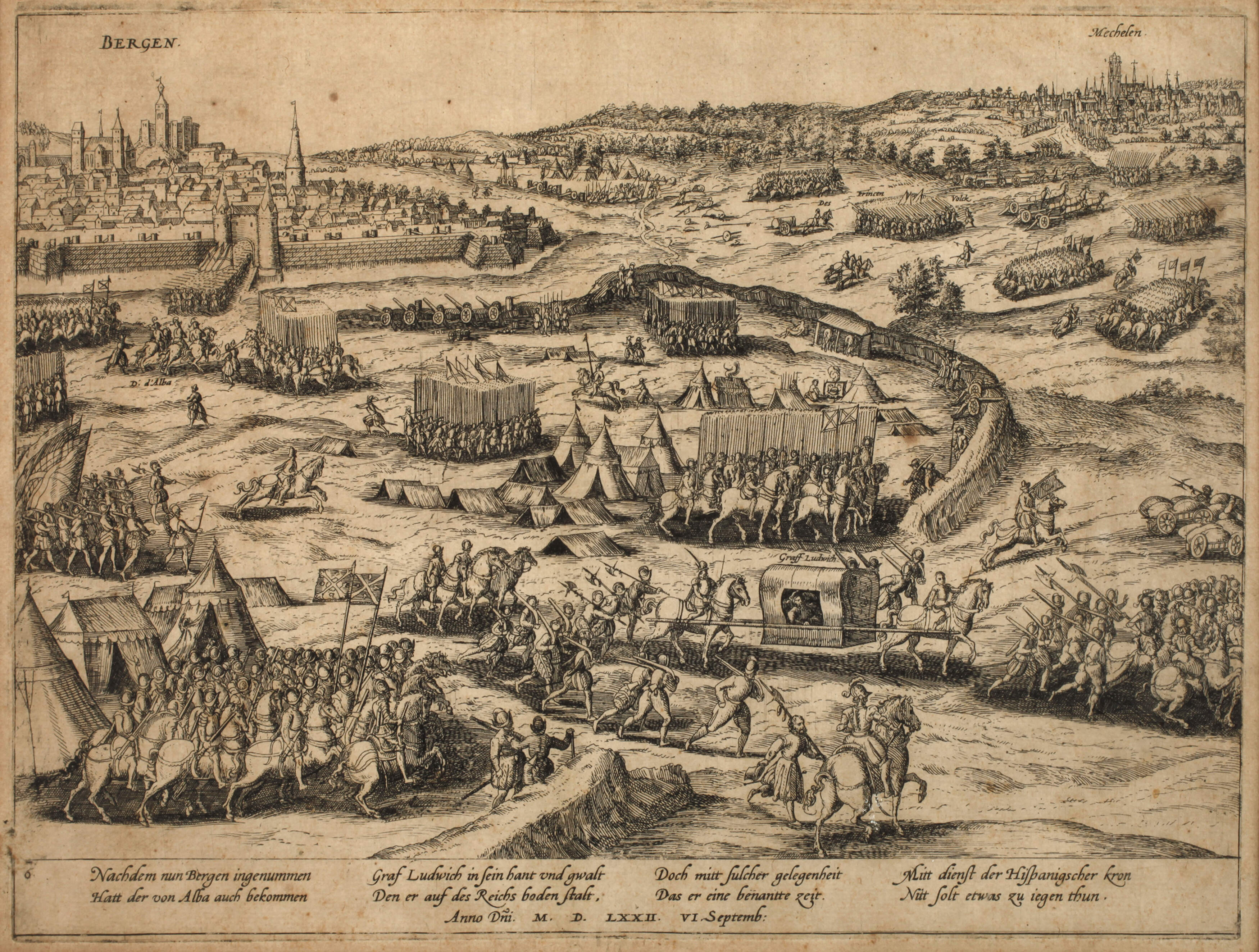 Frans Hogenberg, aus "De Leone Belgico"