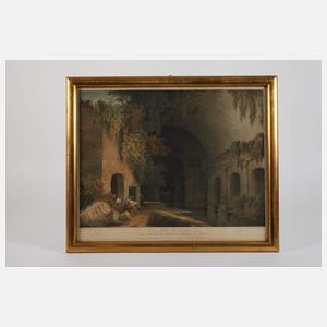 Francis Jukes, Die Egeria-Grotte bei Rom