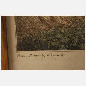 Francis Jukes, Die Egeria-Grotte bei Rom