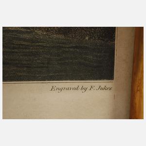 Francis Jukes, Die Egeria-Grotte bei Rom