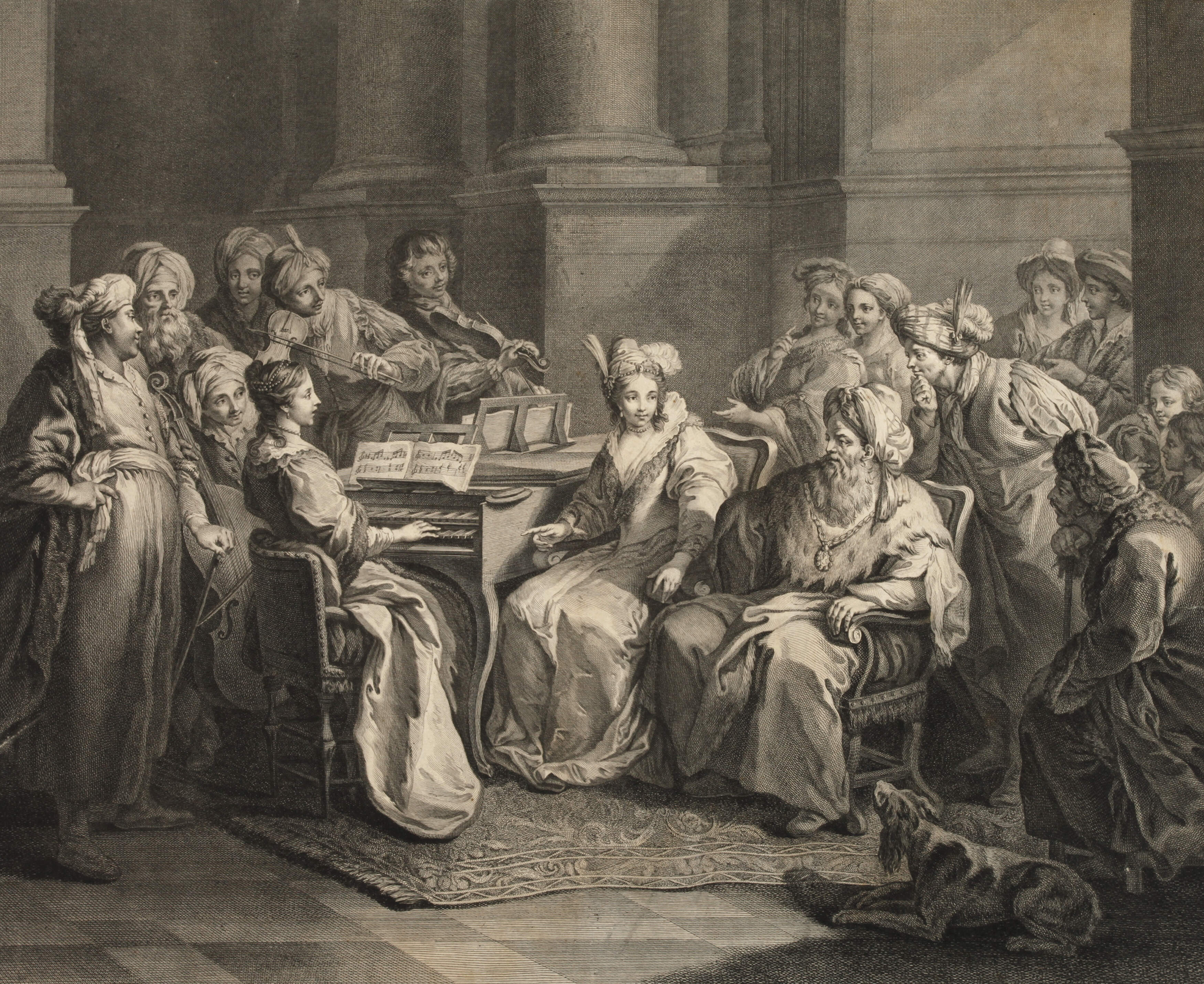 Claude Antoine Littret de Montigny, Das Konzert