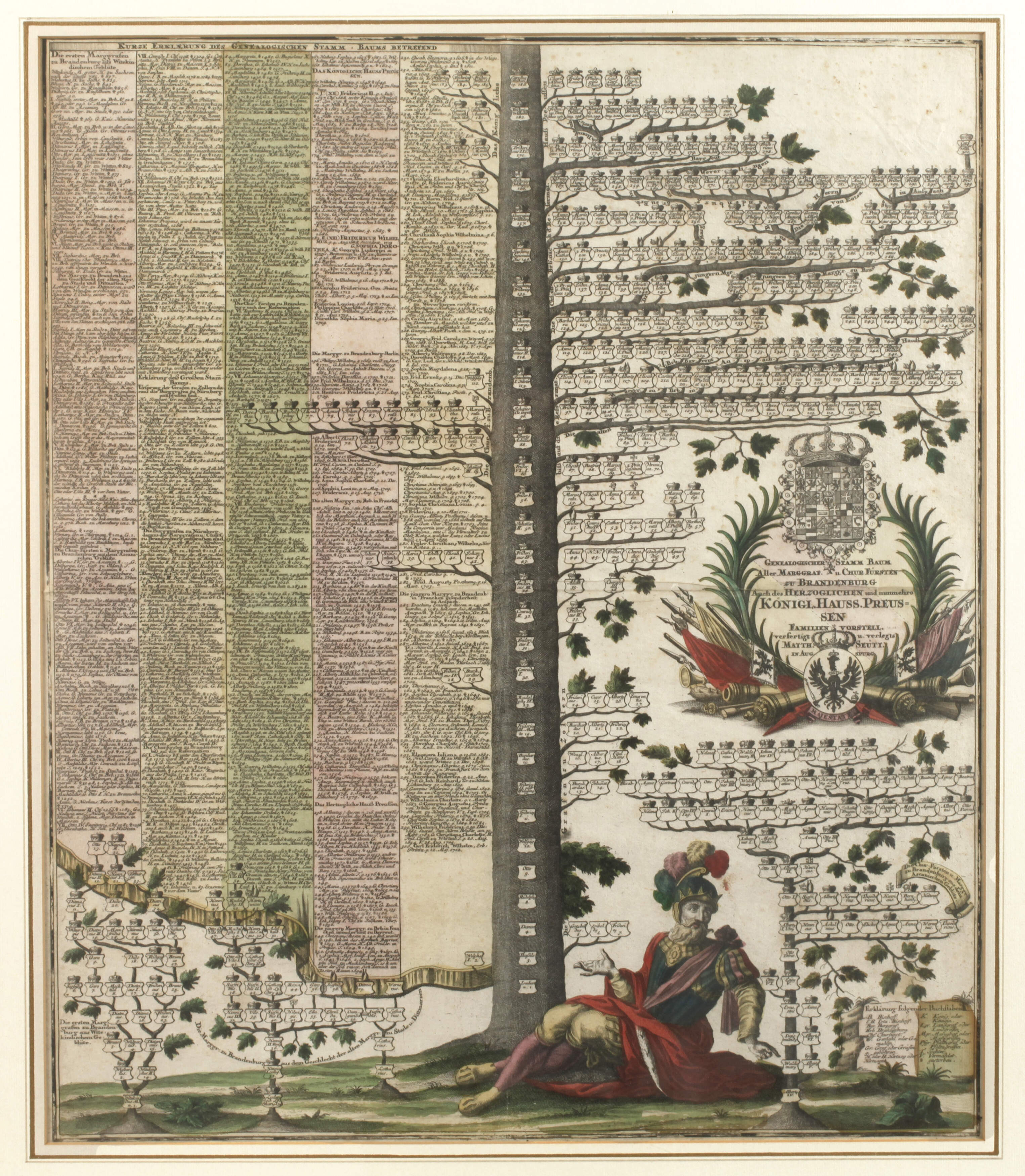 Matthäus Seutter, Stammbaum Königshaus Preußen