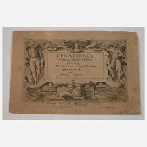 Antonio Tempesta, Konvolut aus "Venationes ..."