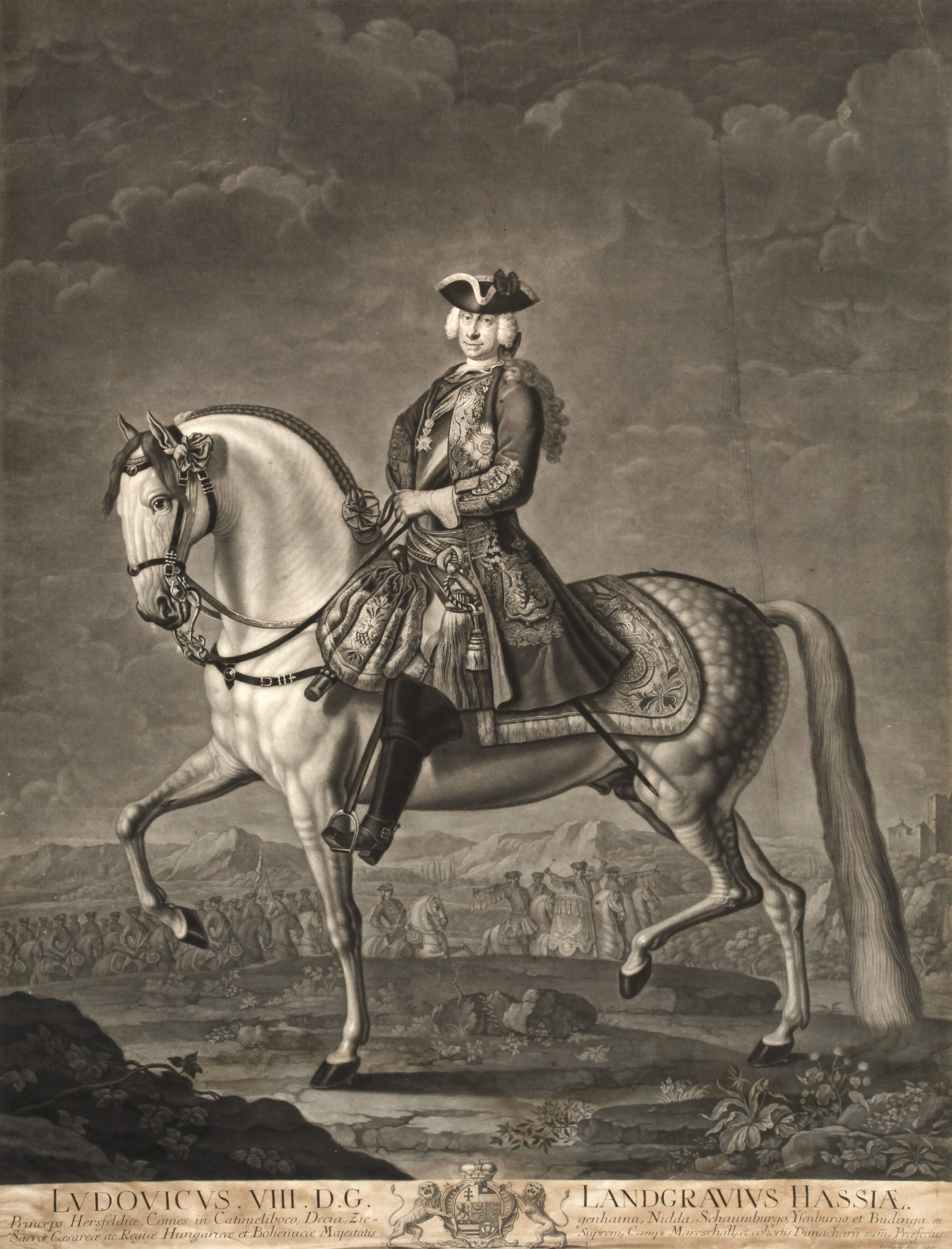 Bernhard Vogel, Ludwig der VIII. zu Pferd