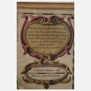 Johann Janssonius, Kupferstichkarte Schlesien