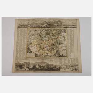 Peter Schenk, Karte Umgebung von Karlsbad