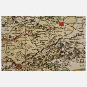 Peter Schenk, Karte Umgebung von Karlsbad