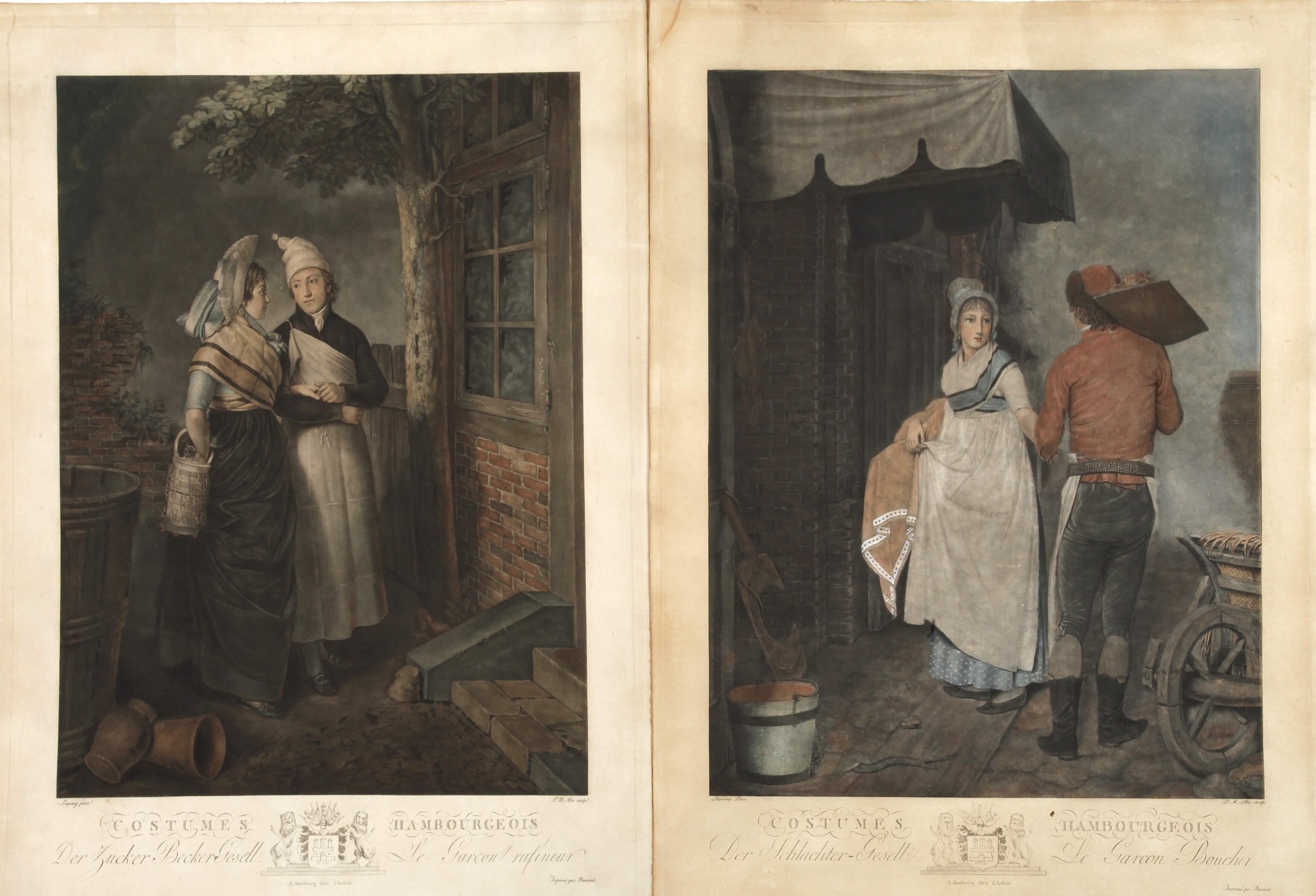 Pierre-Michel Alix, Paar Hamburger Trachten