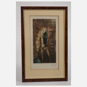 Robert Jakob Bock, Drei Radierungen nach Spitzweg