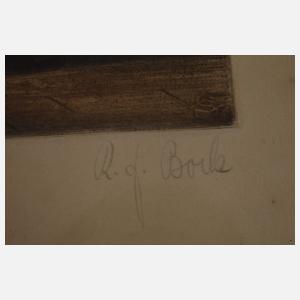 Robert Jakob Bock, Drei Radierungen nach Spitzweg