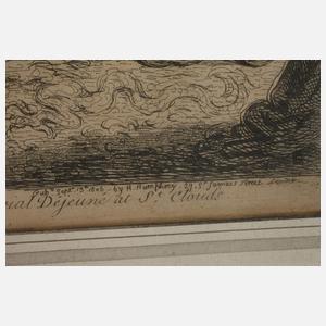 James Gillray, Karikatur auf Napoleon Bonaparte