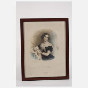 Josef Kriehuber, Bildnis der Marie von Marra