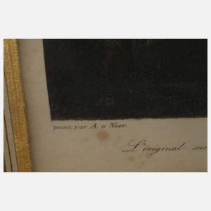 Friedrich Loos, Landschaft im Mondenschein