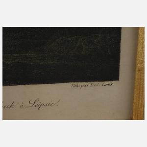 Friedrich Loos, Landschaft im Mondenschein