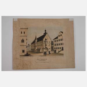 Paar seltene Ansichten von Nördlingen