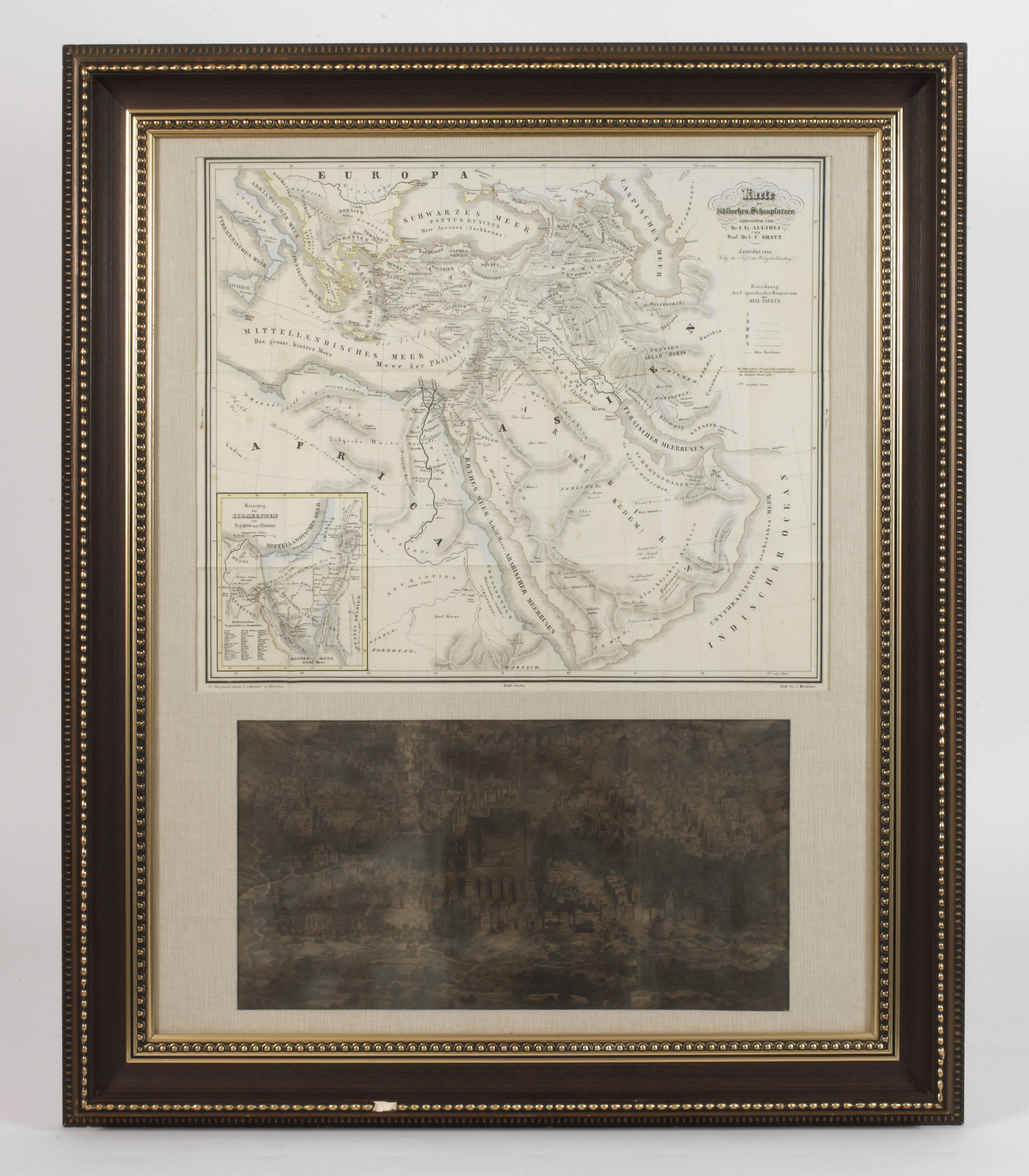 "Karte des biblischen Schauplatzes"