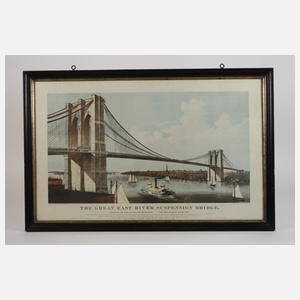 Ansicht der Brooklyn Bridge in New York