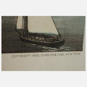 Ansicht der Brooklyn Bridge in New York