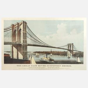 Ansicht der Brooklyn Bridge in New York