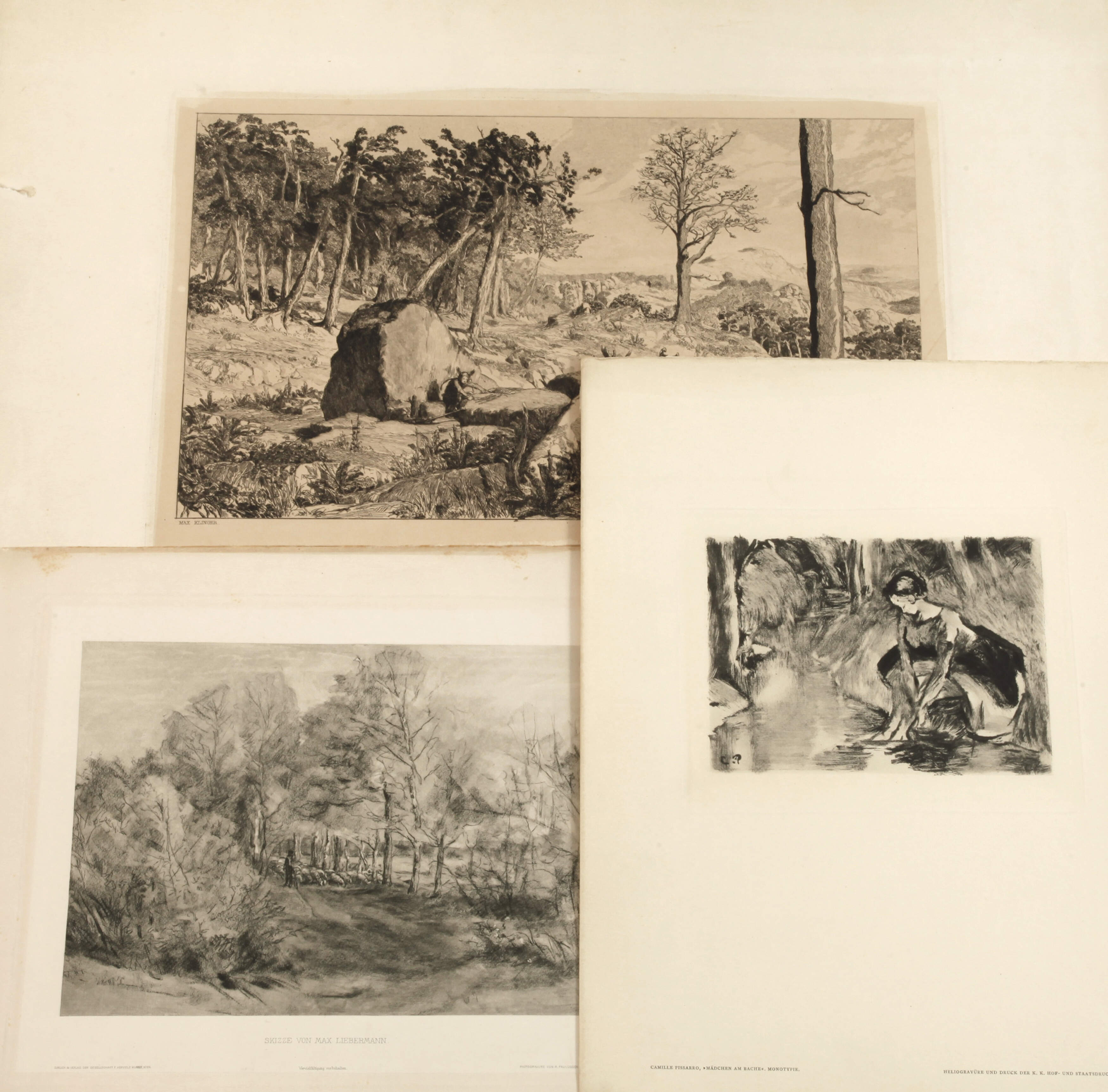 Graphikkonvolut um 1900