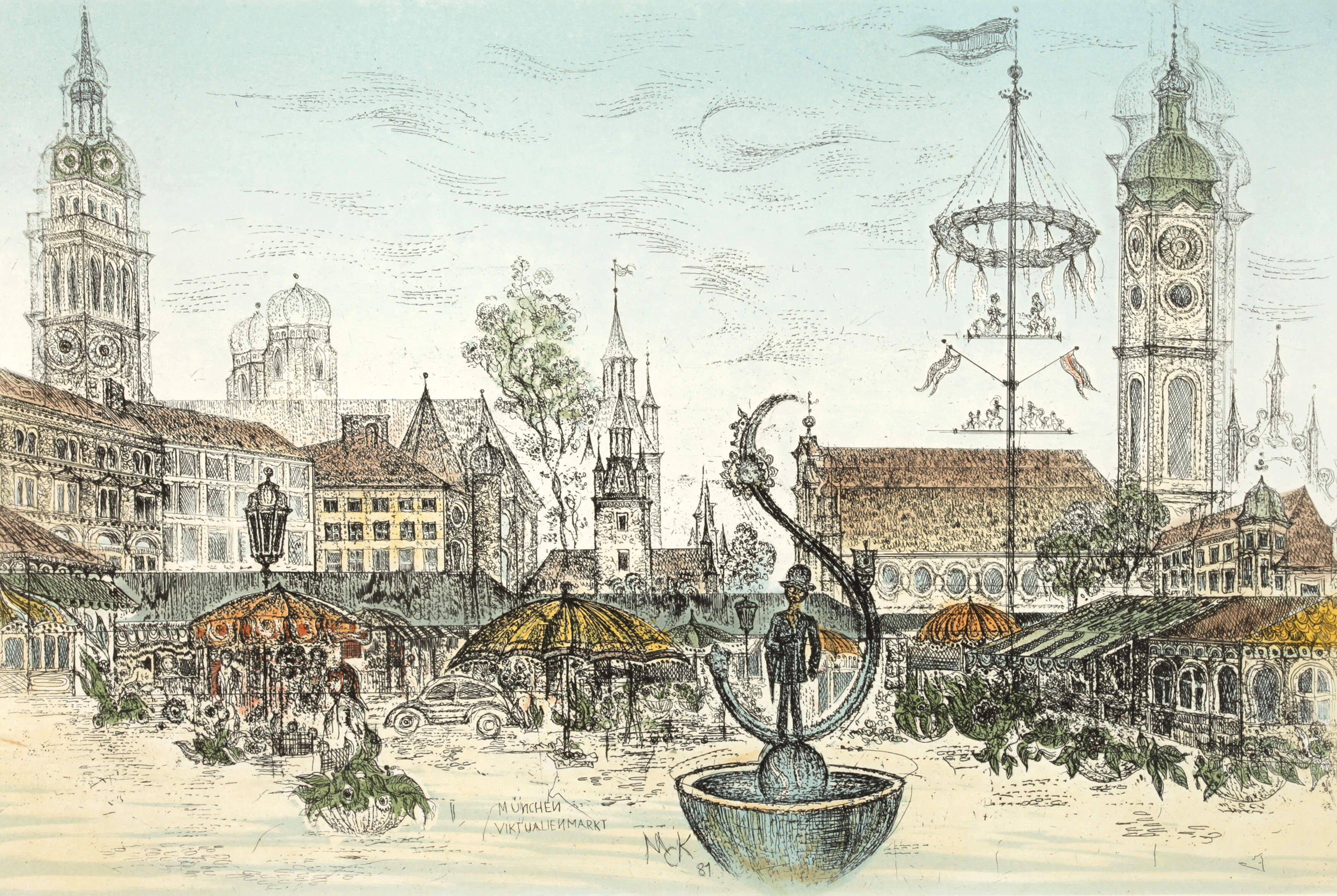 Michael Coudenhove-Kalergi, Der Viktualienmarkt