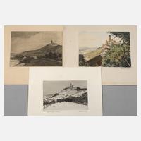 Ferdinand Dörr, Konvolut Ansichten Burg Hornberg111