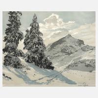 Hans Figura, Wintertag in den Alpen"111