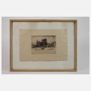 Philipp Franck, Bauer beim Pflügen