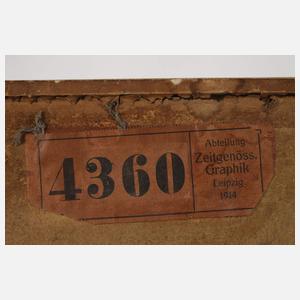 Philipp Franck, Bauer beim Pflügen