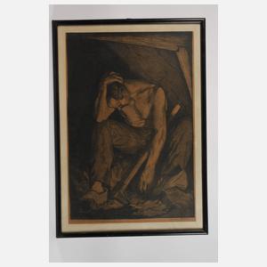 Hermann Kätelhön, Erschöpfter Bergmann