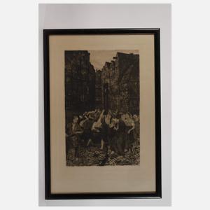 Käthe Kollwitz, "Die Camagnole"