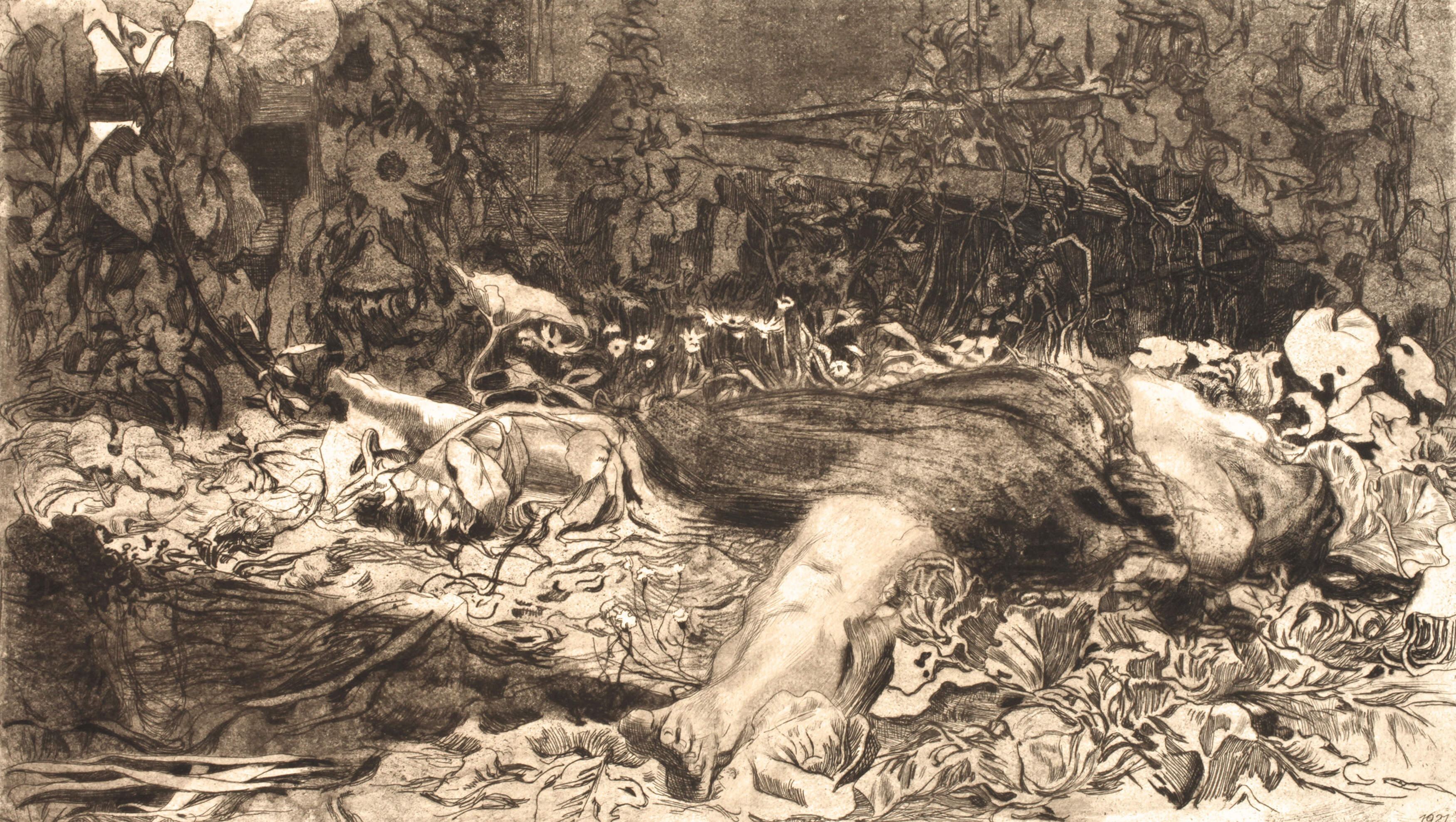 Käthe Kollwitz, "Vergewaltigt"