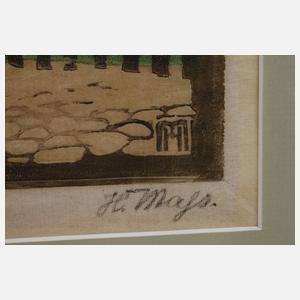 Helene Mass, "Rote Weinlaube"