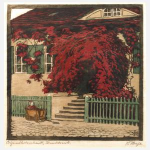 Helene Mass, "Rote Weinlaube"